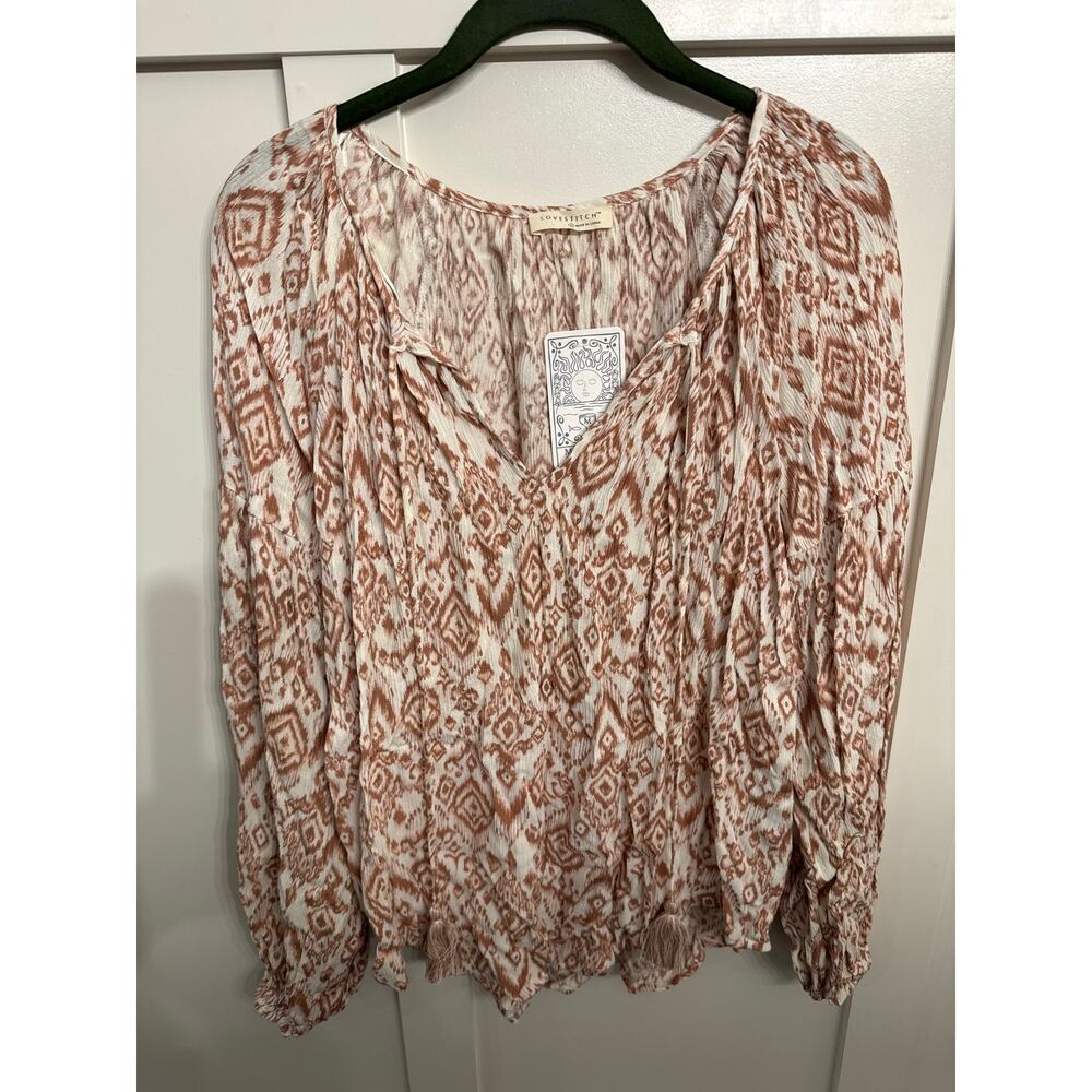 Women's Lovestitch Bohemian Style Blouse Size S